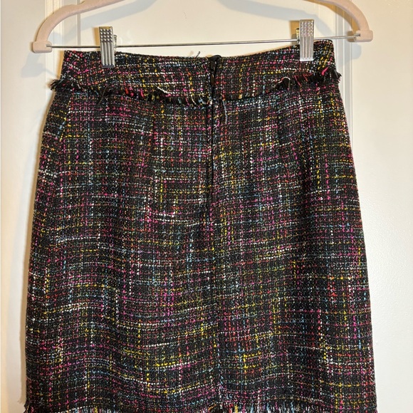 H&M Chic Multicolor Tweed Mini Skirt Size 8 NWT - Picture 3 of 8